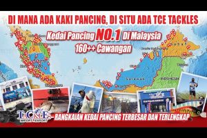 Kedai pancing di Bintulu, Malaysia