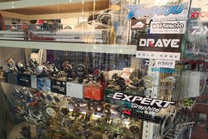 Kedai pancing di Kampung Batu Feringgi, Malaysia