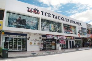 Kedai pancing di Kampung Tekek, Malaysia