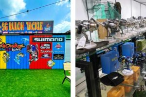 Kedai pancing di Kuala Sungai Baru, Malaysia