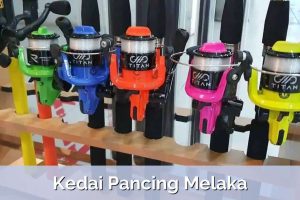 Kedai pancing di Pulau Sebang, Malaysia