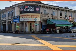 Kedai pancing di Seberang Perai, Malaysia