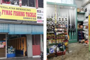 Kedai pancing di Taman Senai, Malaysia