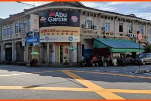 Kedai pancing di Tanjung Tokong, Malaysia
