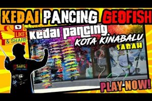 Kedai pancing di Tawau, Malaysia